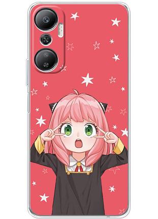 Чехол силиконовый с картинкой на infinix hot 20 4g (аниме, anime)