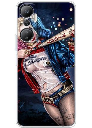 Чехол силиконовый с картинкой на infinix hot 20 4g (харли квинн, harley quinn)