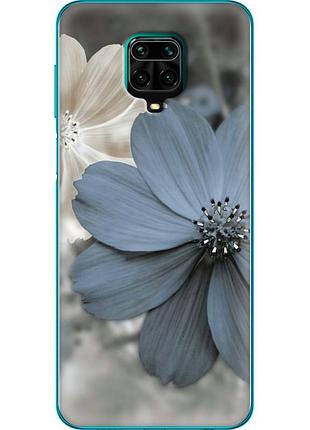 Чехол силиконовый с картинкой на xiaomi redmi note 9 pro max (цветок гербера)