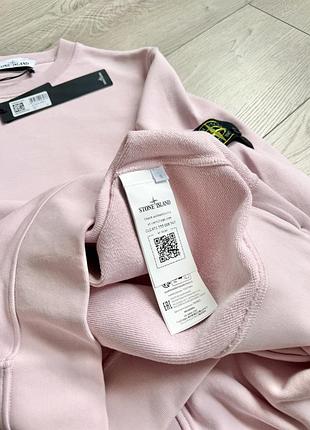 Рожевий світшот stone island 5
