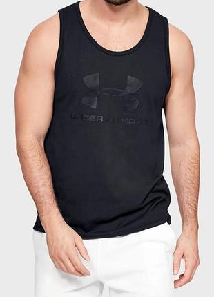 Чоловіча чорна майка sportstyle logo tank