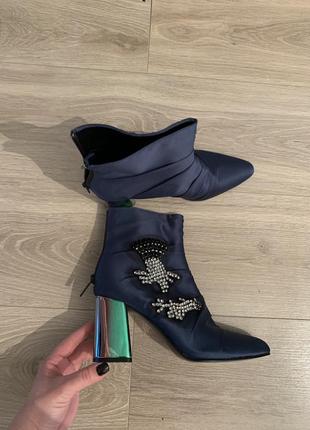 Zara ботинки ботильоны новые