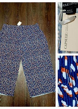 Новые укороченные брюки гофре р.24 capsule jd williams