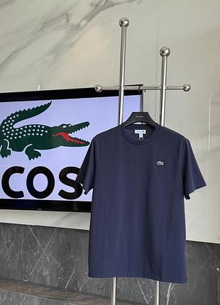 Футболка lacoste чоловіча / базова футболка з логотипом s-3xl 3