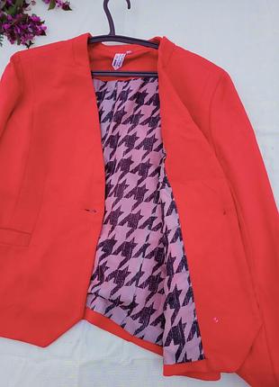 Стильный трикотажный пиджак,жакет,м-xl,garsia.