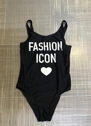 Primark 💙дитячий одяг/суцільний чорний купальник💛6-8років на 122-128см