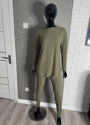 Піжама трикотажний костюм shein , m