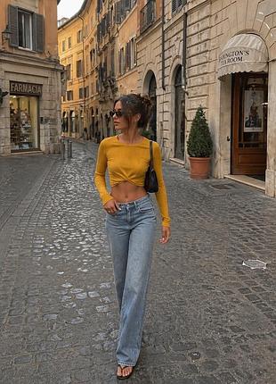 Футболка с длинным рукавом stradivarius xs