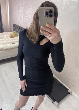 Сукня в рубчик