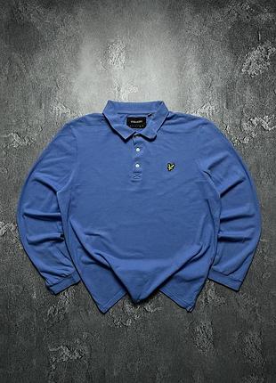 Vintage винтажный лонгслив lyle & scott лайл скот big logo биг лого casual кэжуал size xl размер хл