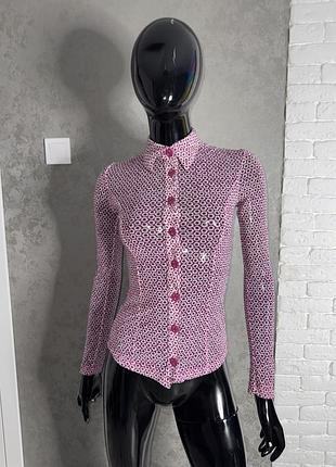Напівпрозора блуза сіточка mexx, xs