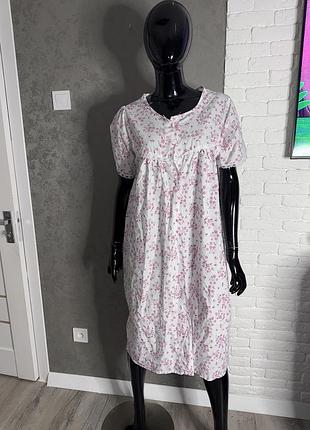 Тонкий халат на гудзиках l-xl