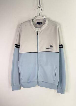 Sergio tacchini avalon mens track jacket | airy blue/white xxl size