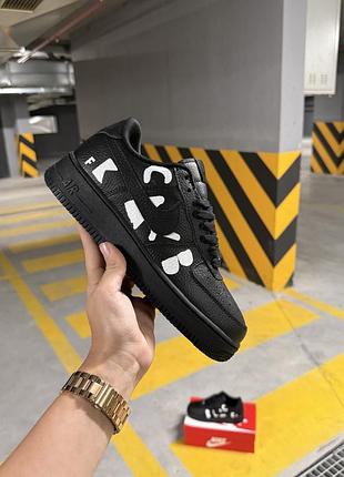 Nike air force 1 low x comme des garçons air black