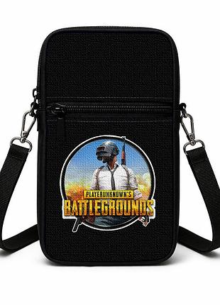 Сумка-чехол для телефона pubg детская через плечо, водонепроницаемая мини-сумка (4958)