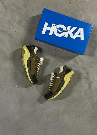 Hoka one m kaha 2 low gtx sneaker fennel eggnog brown