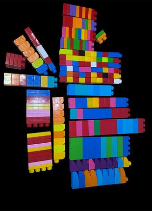Mega bloks 224 деталі великий конструктор для дітей 2+