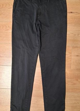 Брюки штани чоловічі чорні slim jack & jones, розмір l