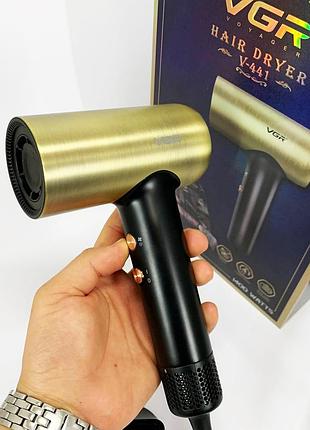 Фен профессиональный vgr v-441 3 уровня обдува 4 уровня температуры 1400 вт top shop ua_