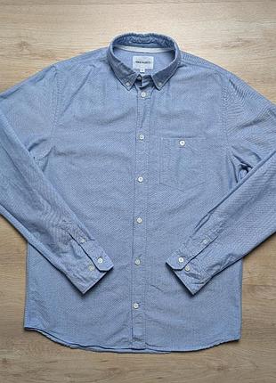Рубашка norse projects anton oxford m голубая оксфорд оригинал