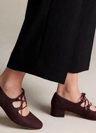 Clarks orabella sofia туфли замша /14629/