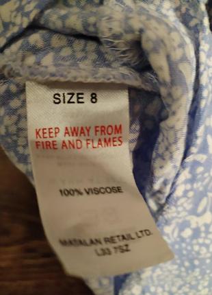 Платье женское летнее вискозное в цветочный принт papaya 6