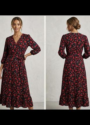 Елегантна сукня максі в квітковий принт — new look maternity м 300грн