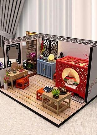 Румбокс кімната в китайському стилі інтер'єрний конструктор roombox md-22 + купол