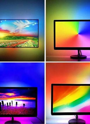 5 метров интерактивная подсветка на 60светодиодов/м ambilight для android-tv и пк