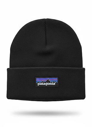Шапка patagonia зимова шапка патагонія чорна чоловіча