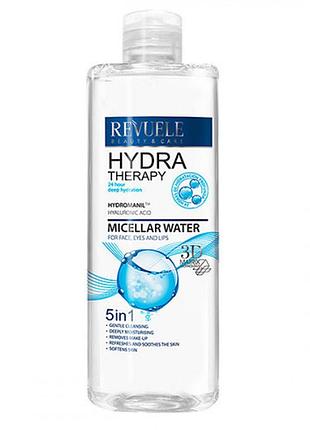 Увлажняющая мицеллярная вода 5 в 1 revuele hydra therapy intense 400 мл