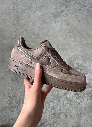Кроссовки nike air force 1 '07 mink brown