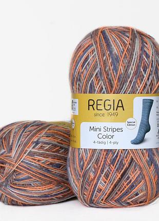 Шкарпеткова пряжа regia color 100 г, 00466