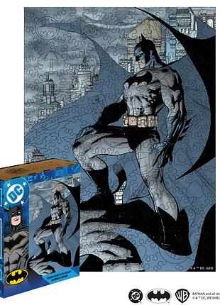 Деревянный официальный лицензионный пазл woods story the batman бетмен охранник готема 40x29 см