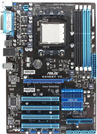 Плата под amd sam3 на ddr3 ! m4n68t v2 125w ready ! понимает все 2-6 ядерные процы am3 x2-x6 до 1100t