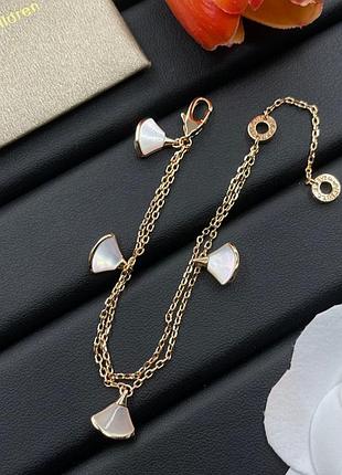 Браслет “bvlgari diva’s dream mother of pearl” люкс качество