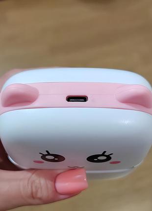 Детский мини принтер mini printer термопринтер детский котик розовый 10