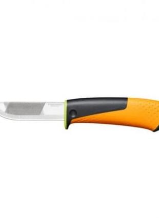Fiskars 1023619 нож для тяжелых работ с точилкой