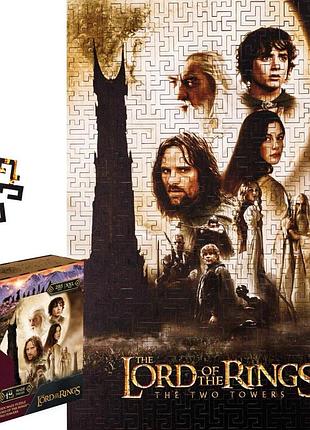Деревянный фигурный пазл woods story властелин колец lord of the rings 2 башни