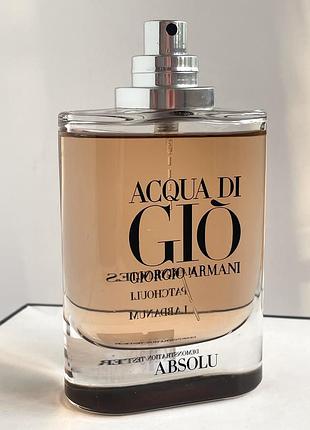 Оригінал.🏌️‍♂️acqua di giò absolu від giorgio armani  парфум для чоловіків,. 👉🏻обʼєм 65/75