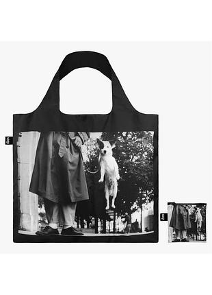Сумка шоппер loqi elliott erwitt dog jumping (ee.dj)