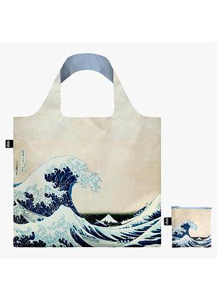 Сумка шоппер loqi katsushika hokusai the great wave (ho.wa.r)