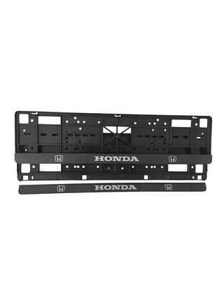 Рамка под номер с защелкой книжка надпись honda (к-т 2 шт)