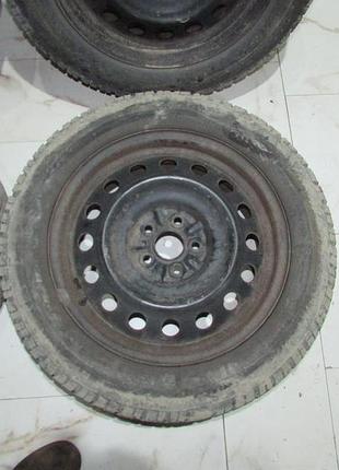 Стальний диск запаска 5х100 r16 205/55 toyota avensis t25 2003-2008