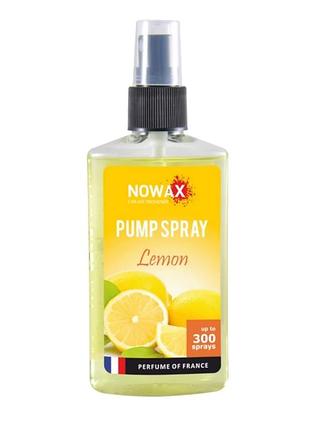 Ароматизатор воздуха спрей pump spray 75ml. аромат в ассортименте nowax lemon
