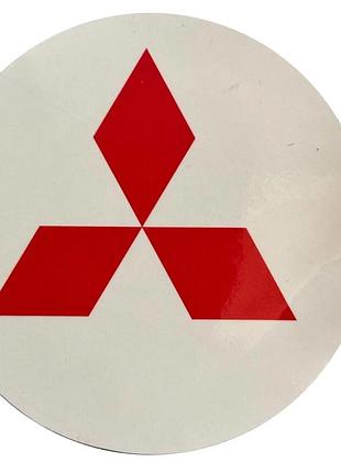 Наклейка с эмблемой марки автомобиля в ассортименте /d55мм/ эмблема mitsubishi