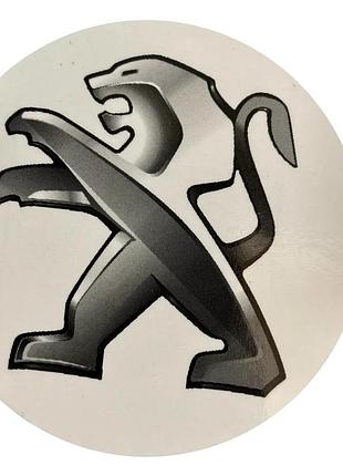 Наклейка с эмблемой марки автомобиля в ассортименте /d55мм/ эмблема peugeot