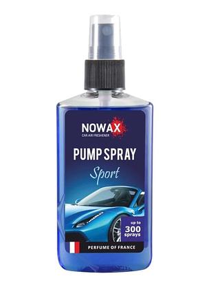 Ароматизатор воздуха спрей pump spray 75ml. аромат в ассортименте nowax sport