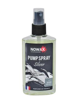 Ароматизатор воздуха спрей pump spray 75ml. аромат в ассортименте nowax silver