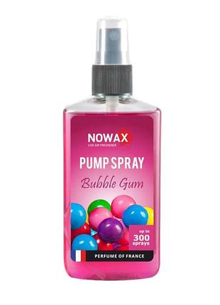Ароматизатор воздуха спрей pump spray 75ml. аромат в ассортименте nowax bubble gum